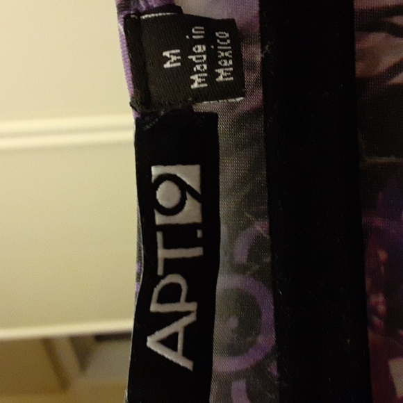 Pre-owned Apt 9 Sleeveless Mixed Purple and White Rhinestone Maxi Dress. Size M - Picture 2 of 6